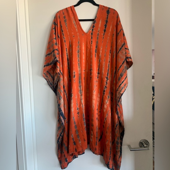 NWOT Tie Dyed Kaftan Dress - Picture 2 of 6